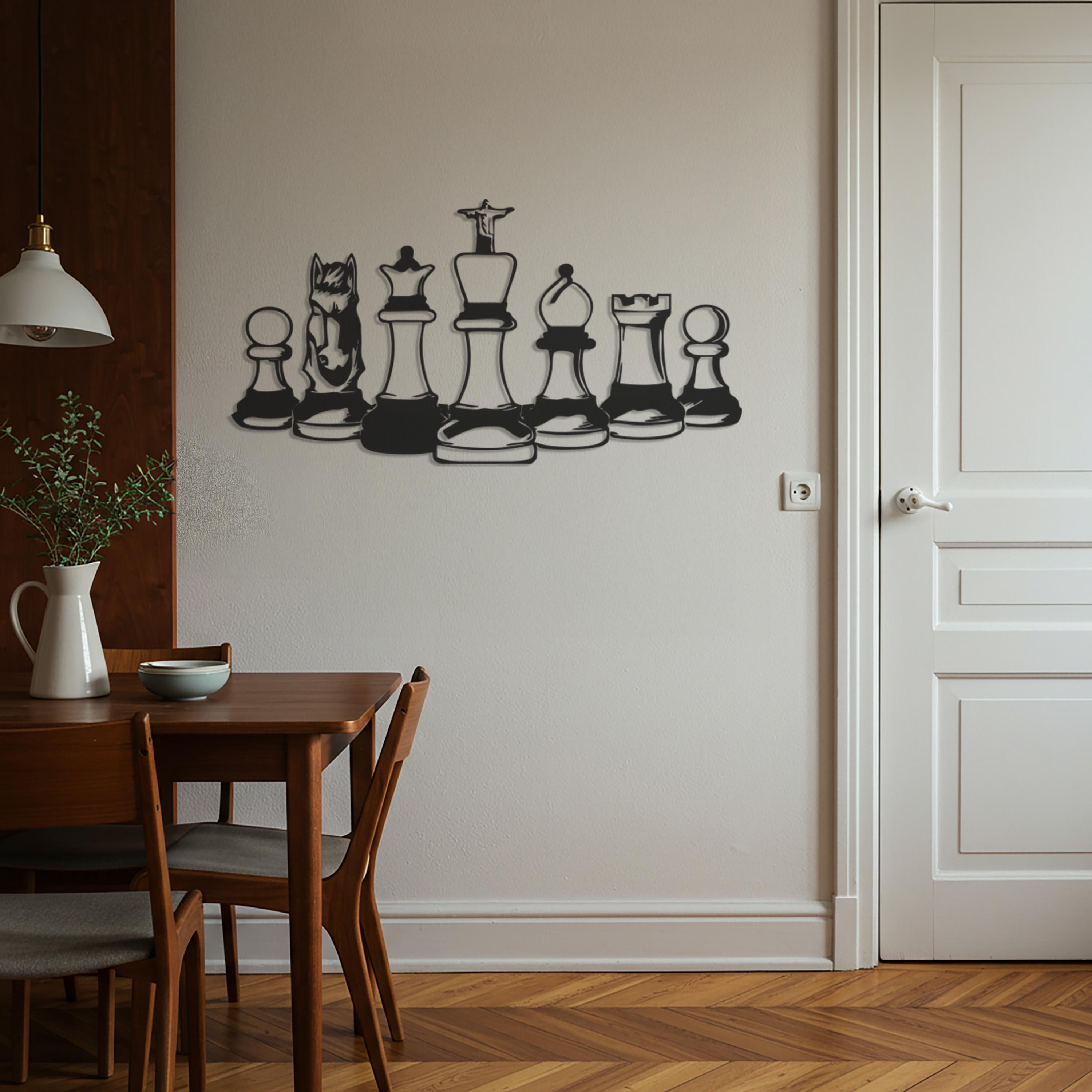 Chess Wall Art – Spiritual Christian Metal Decor