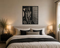 Abstract Figure Metal Wall Art – Geometric Silhouette Decor