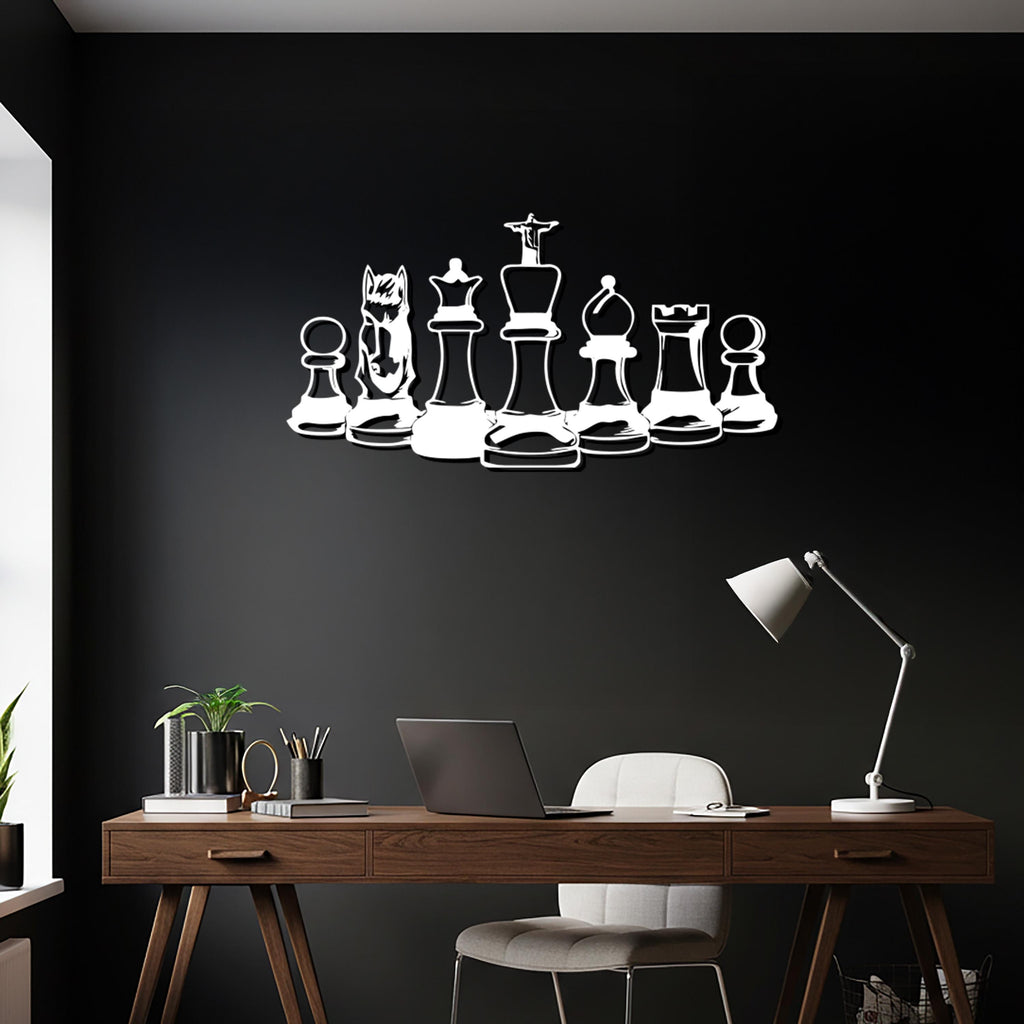 Chess Wall Art – Spiritual Christian Metal Decor
