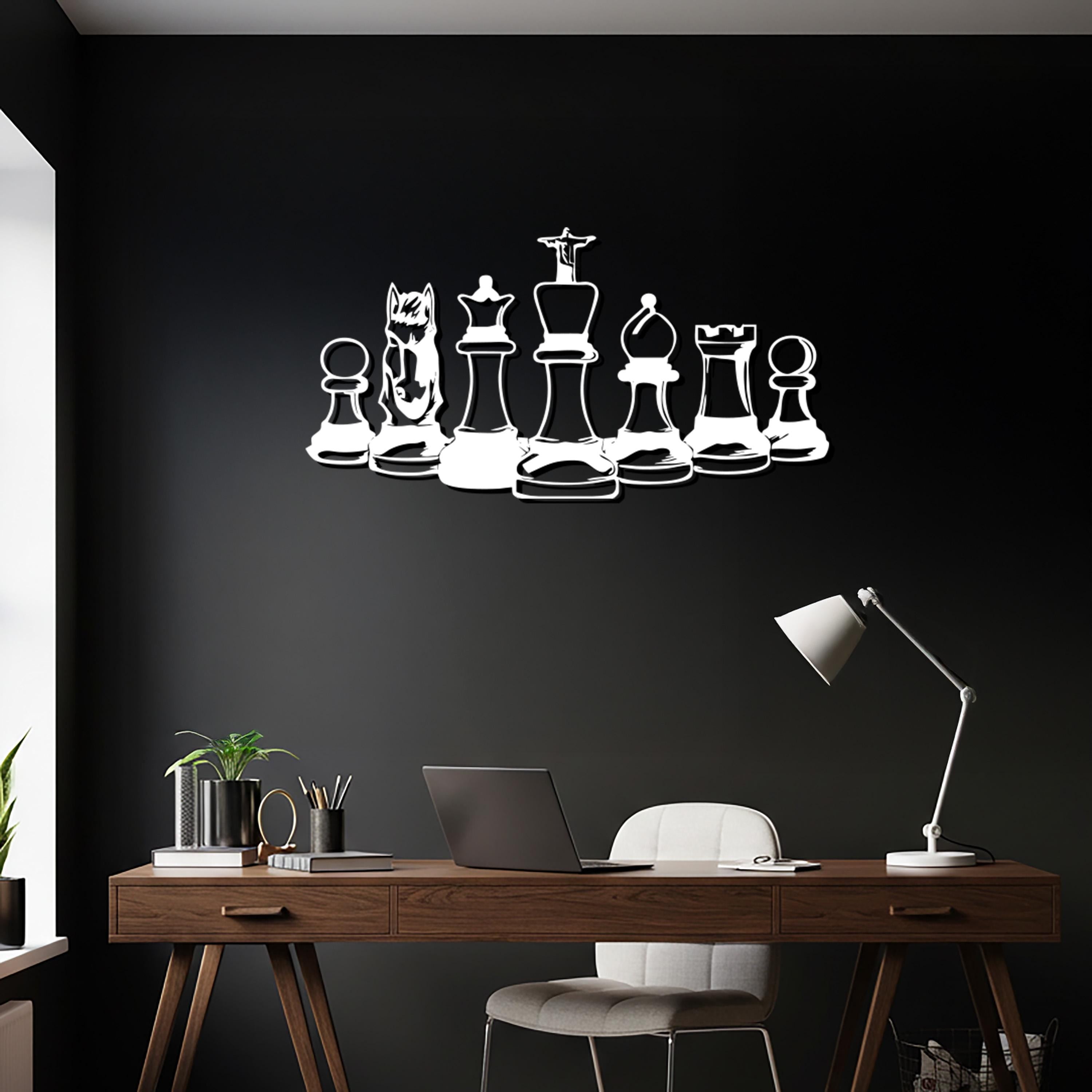 Chess Wall Art – Spiritual Christian Metal Decor