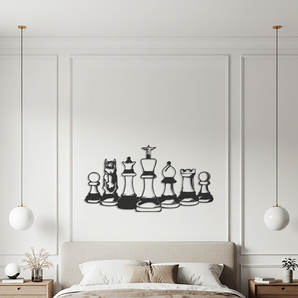 Chess Wall Art – Spiritual Christian Metal Decor