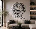 Coastal Metal Fish Wall Art, Modern Ocean Sculpture