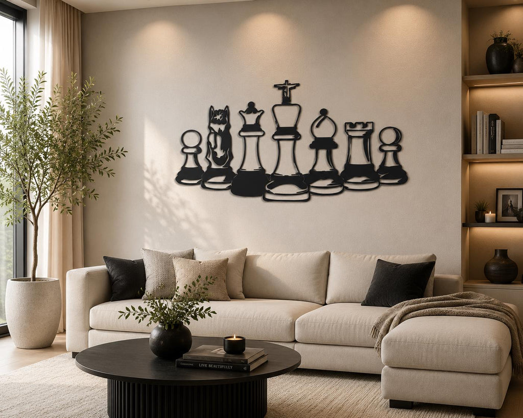 Chess Wall Art – Spiritual Christian Metal Decor