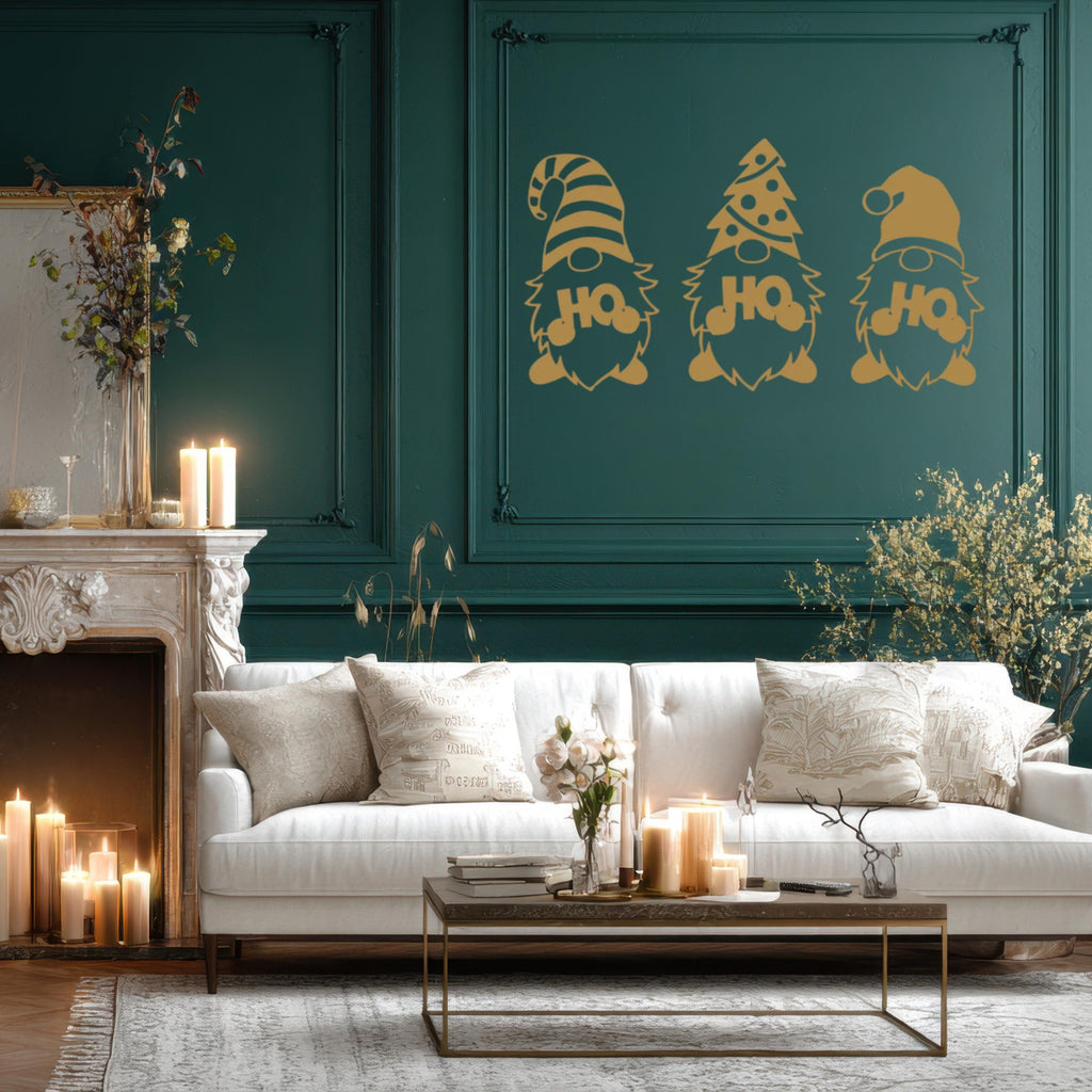 Gnome Christmas Metal Wall Art | Holiday Home Decor