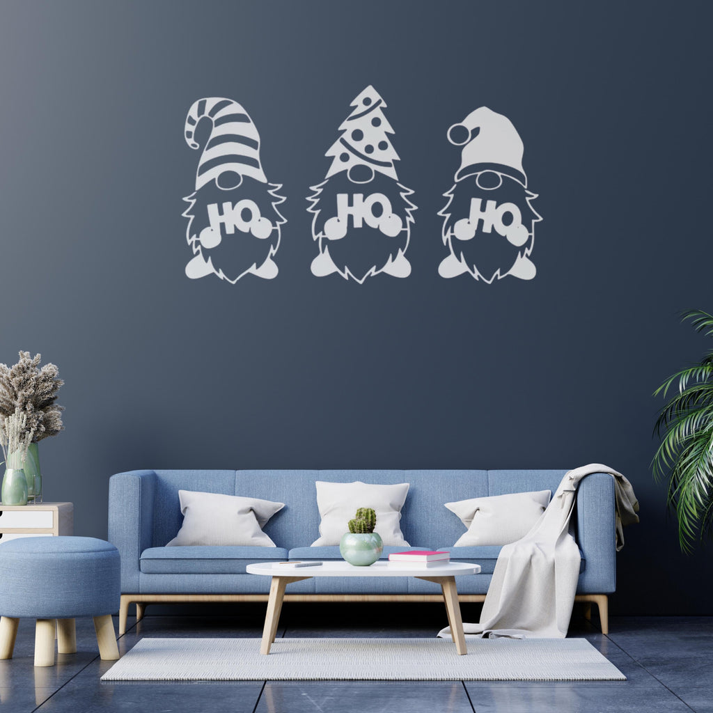 Gnome Christmas Metal Wall Art | Holiday Home Decor