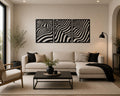 Abstract Wave Metal Wall Art – Minimalist Geometric Decor