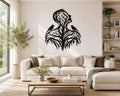 Tree Wall Art  Metal Nature Sculpture,Tree of Life Human Silhouette